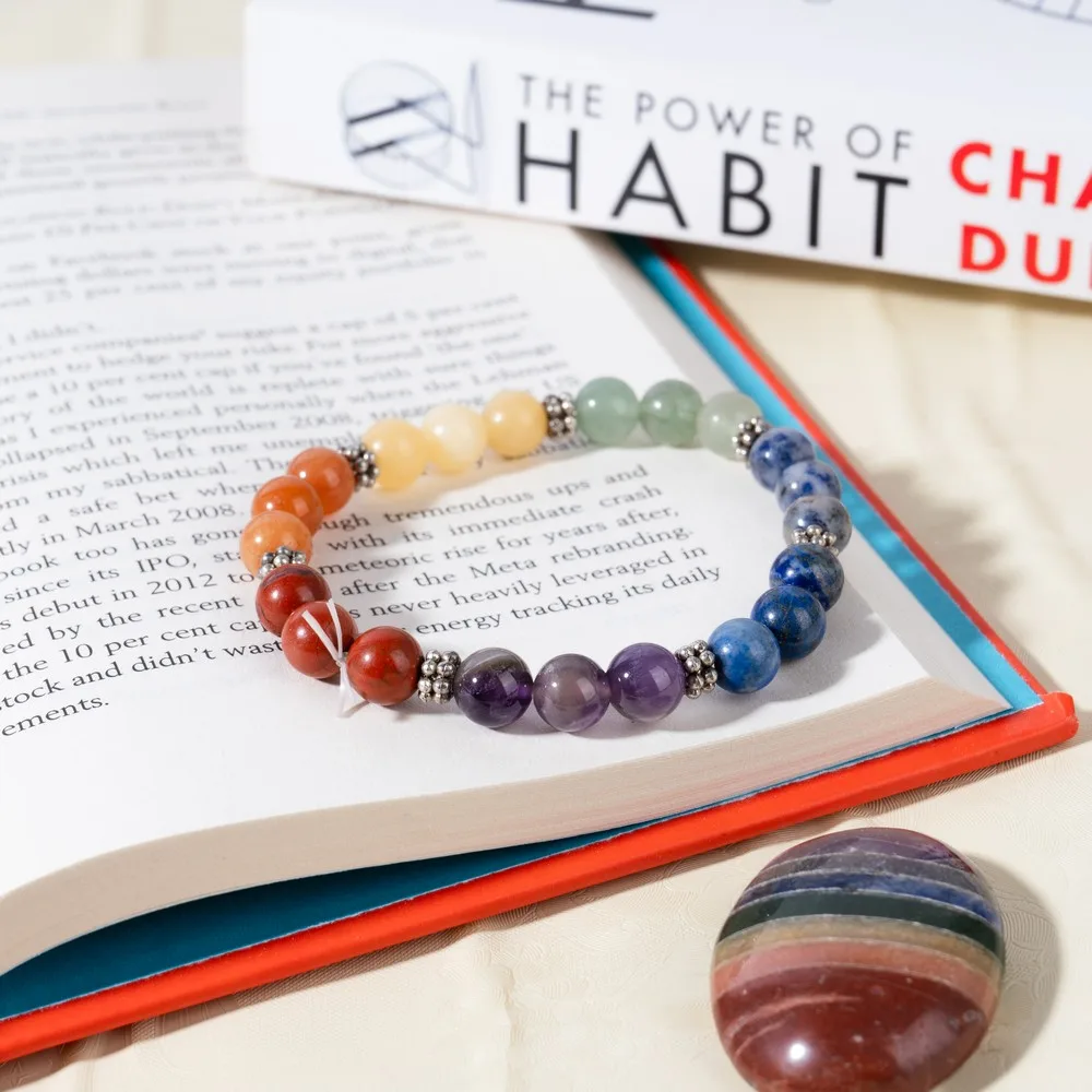 7 Chakra Stones Bracelets product image — Gemstone Bracelets