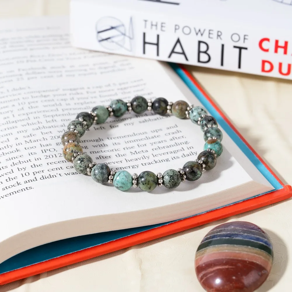 African Tourquise Bracelet product image — Gemstone Bracelets
