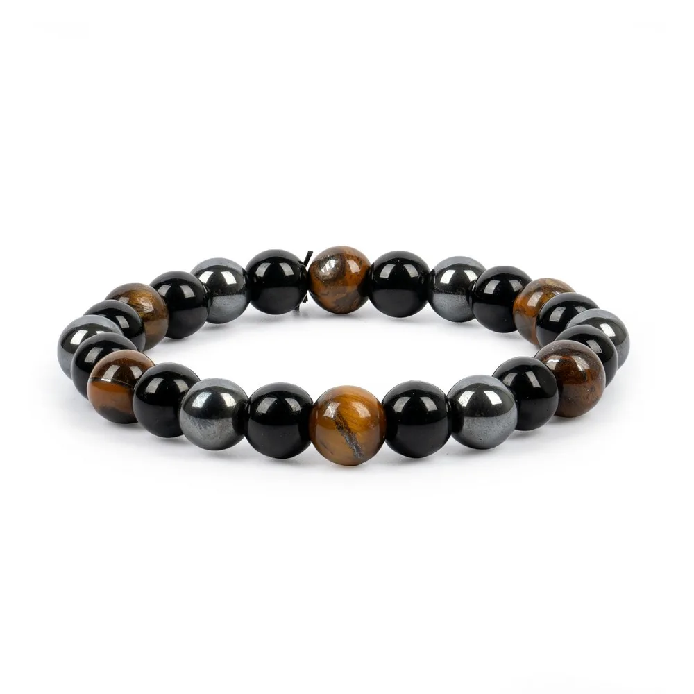 Triple Money 8 MM bracelet — Gemstone Bracelets